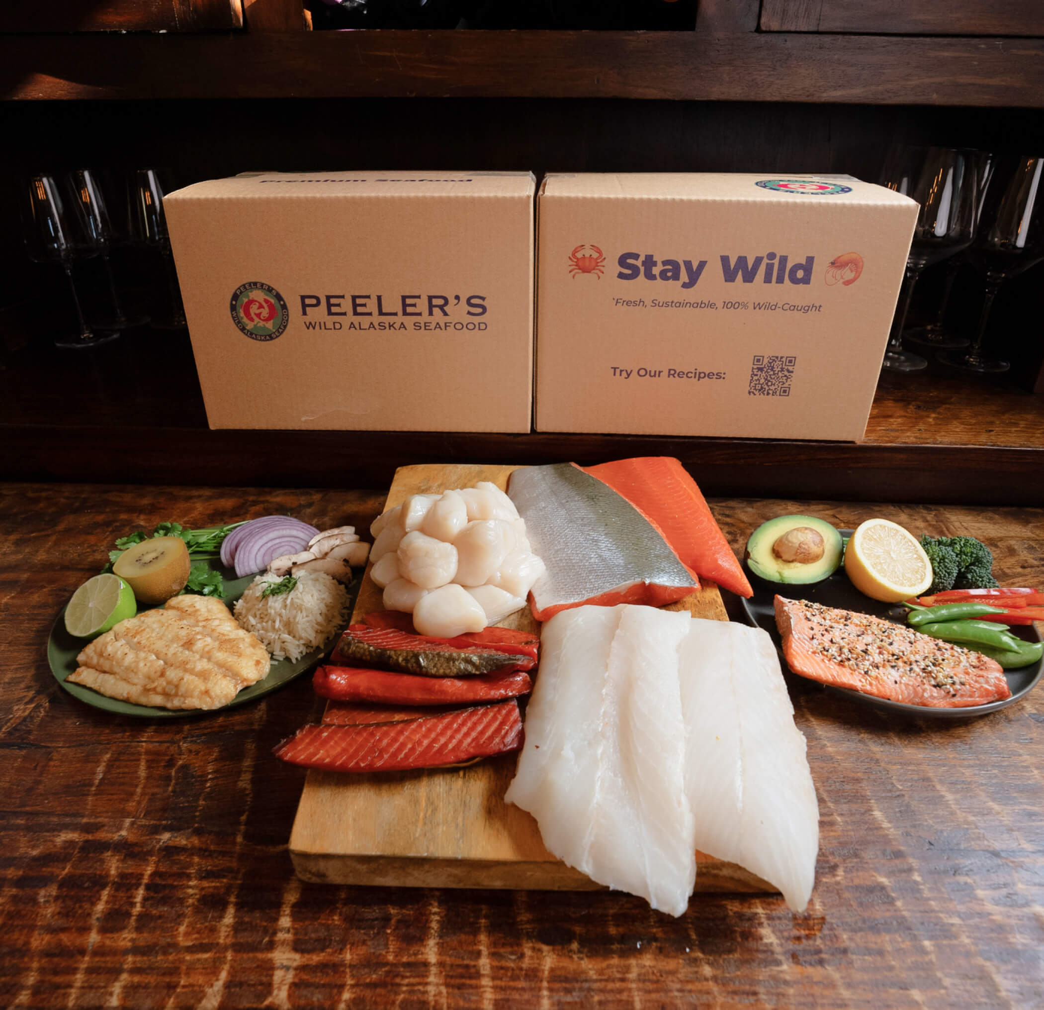 Wild Value Box WildCaught Peeler's Wild Alaska Seafood MT, ID, ND